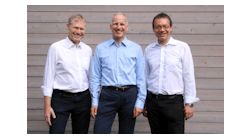 From left to right: Klaus-Henning Noffz (CEO, Silicon Software), Dietmar Ley (CEO, Basler AG), Ralf Lay (CEO, Silicon Software).