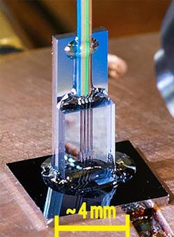 IMAGE: Shown is a prototype photonic thermometer from NIST. IMAGE: Shown is a prototype photonic thermometer from NIST.