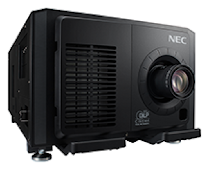 NEC launches first cinema projector with replaceable laser module