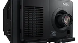 NEC has launched what it says is the world's first digital cinema projector that offers the ability to replace the laser module in the projector head.