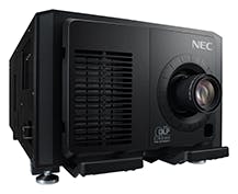 NEC has launched what it says is the world&apos;s first digital cinema projector that offers the ability to replace the laser module in the projector head.