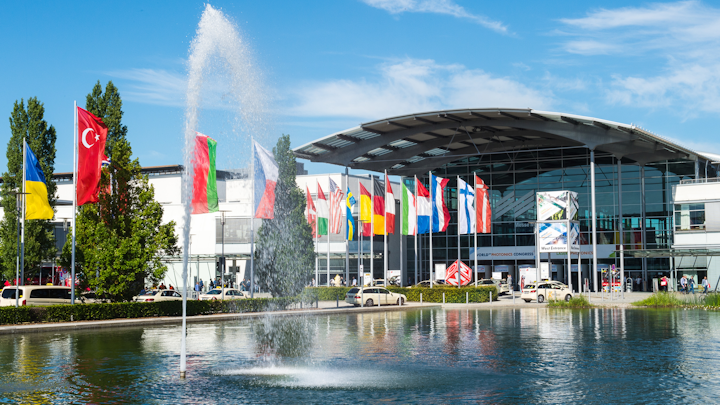 FIGURE 1. LASER World of PHOTONICS takes place at the Messe München fairgrounds, outside of Munich.
