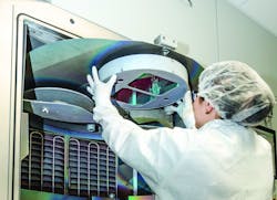 Plasma-ion-assisted deposition (PIAD) produces high-quality optical thin film layers; PIAD films have the desired properties of complete oxidation and high packing density distributed over a wide substrate area. Plasma-ion-assisted deposition (PIAD) produces high-quality optical thin film layers; PIAD films have the desired properties of complete oxidation and high packing density distributed over a wide substrate area.