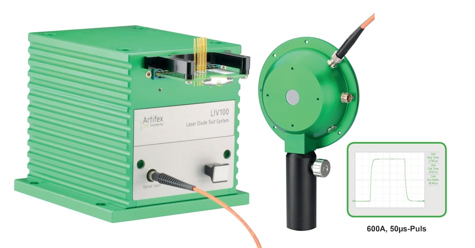 LIV test characterization system from Artifex Engineering