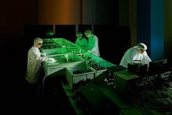 Shown is the team working on the SYLOS laser. Shown is the team working on the SYLOS laser.