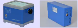 The LaserTune (left), a packaged QCL by Block Engineering, is the light source in the company's LaserWarn 'trip-wire' open-path gas-sensing system (right).