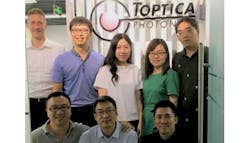 A portion of the staff of Toptica Photonics China.
