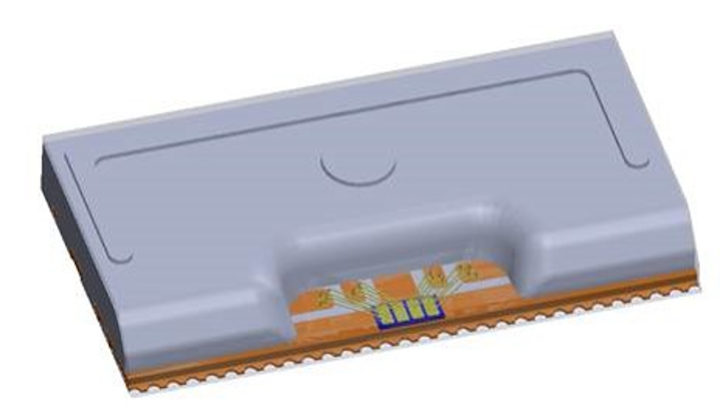 FIGURE 1. This 905 nm four-channel surface-mount laser provides >480 W peak power.