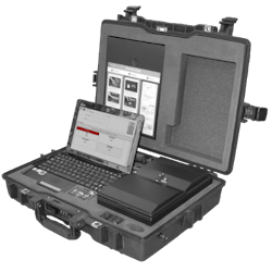 The Thorlabs acquisition of Coda Devices will include Coda&rsquo;s portable Raman spectroscopy products, such as this analyzer that can detect heroin and fentanyl inside clear baggies, protecting the lives of first responders who can avoid direct contact with unknown substances.