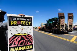 The Thirty Meter Telescope (TMT), scheduled to be constructed on the Mauna Kea telescope complex, has been continually protested by native Hawaiians. Construction has been postponed until late 2021 as new sites are explored.