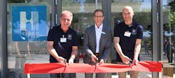 The new laser facility is opened in Kassel, Germany.