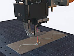 FIGURE 1. OCT for industrial laser welding enables simultaneous seam tracking, nondestructive keyhole depth measurement, and seam inspection.