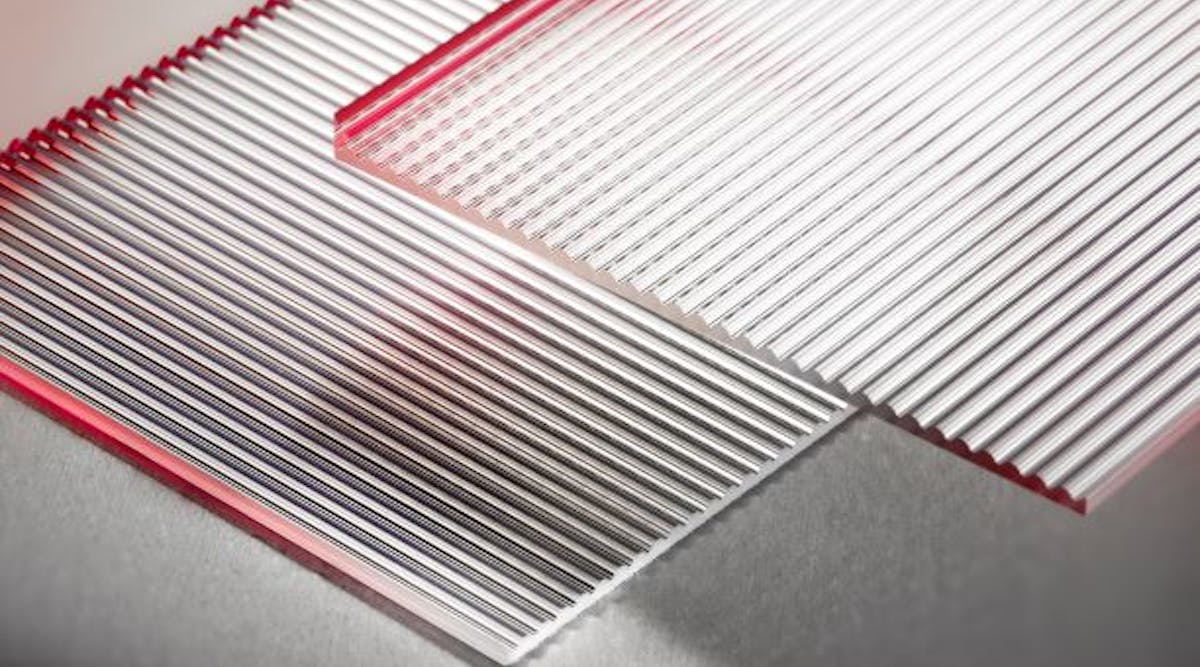 Production of optical components on glass wafer