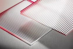 Production of optical components on glass wafer Production of optical components on glass wafer