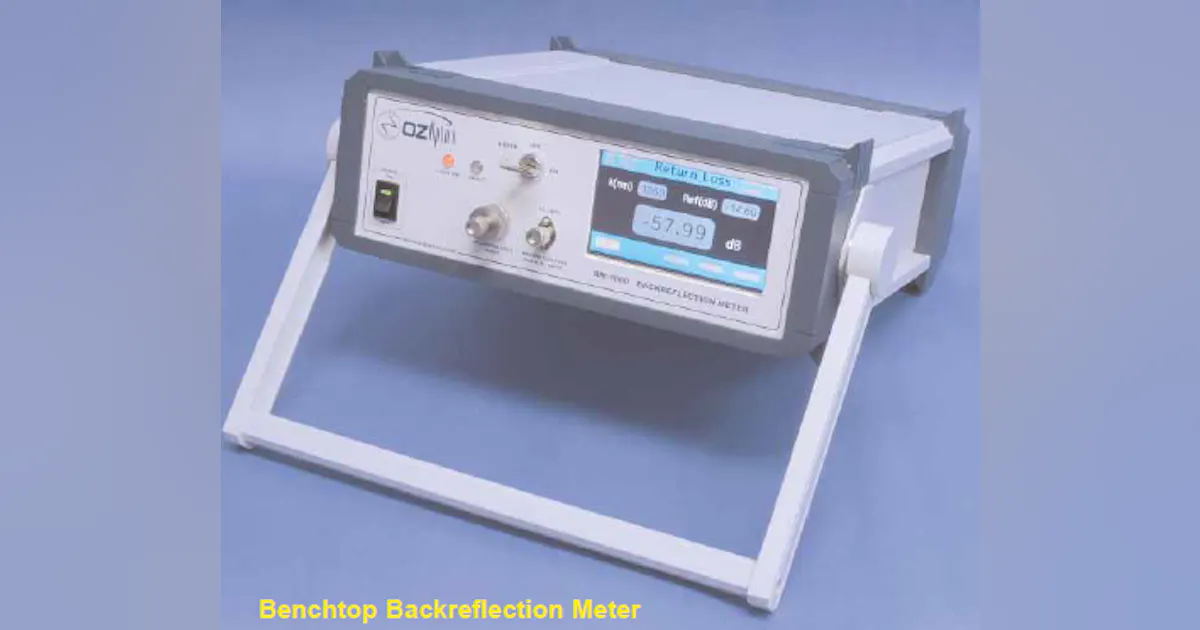 Reflection Meter Machine Benchtop Backreflection Meter | Laser Focus World