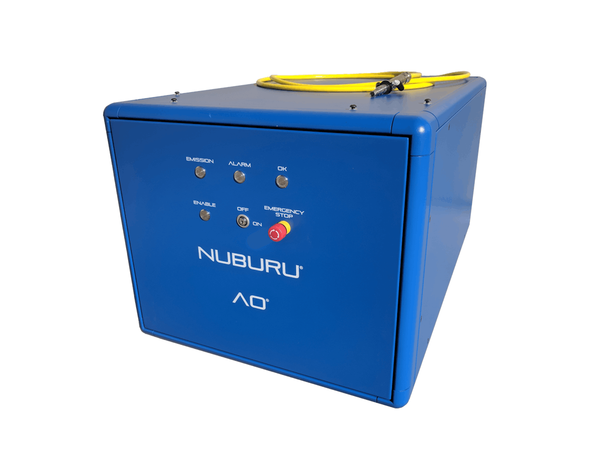 AO-500 high-power high-brightness blue laser from Nuburu