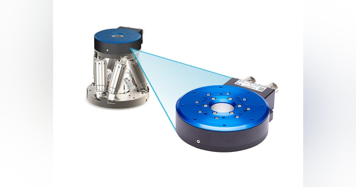 Rotation stage from PI provides peak torque of 1.2 Nm | Laser Focus World