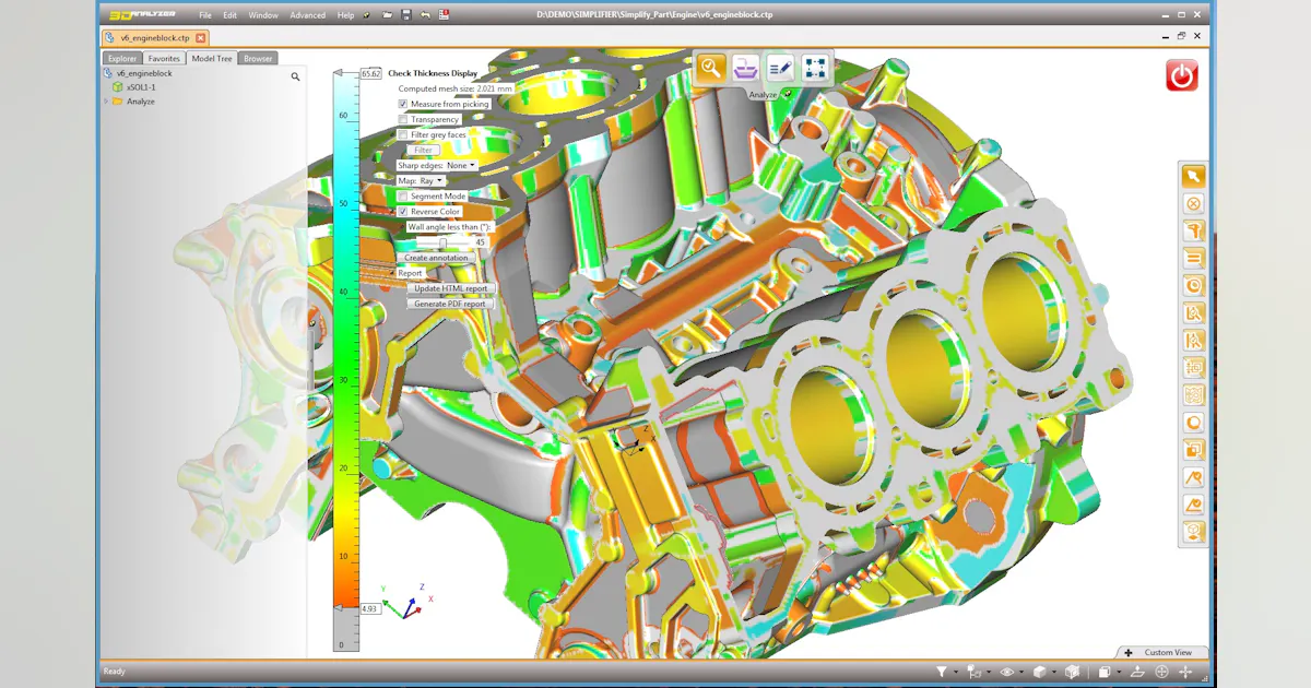 Cad Model Analysis CoreTechnologie CAD analysis software analyzes 2D drawings | Laser ...