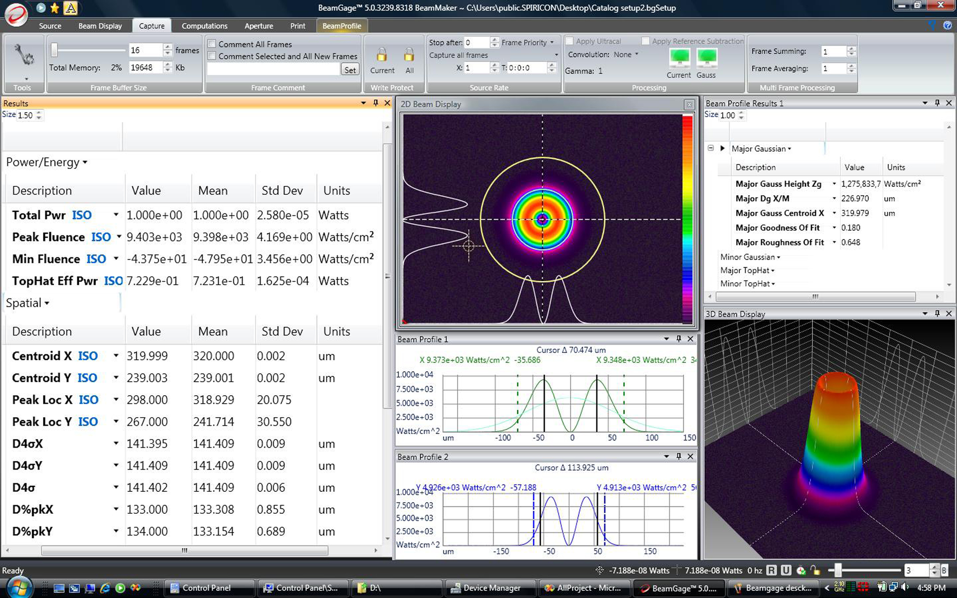 Update Beamgage Desktop For The Catalog 300 5dd84e932ae58