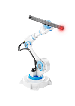 FIGURE 1. A PhoXi 3D Scanner by Photoneo mounted on a robot arm automates bin picking, depalletization, and other industrial applications using Photoneo automation systems.