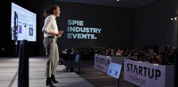 Avenda Health's Brittany Berry-Pusey during her 2019 SPIE Startup Challenge's winning pitch. Avenda Health's Brittany Berry-Pusey during her 2019 SPIE Startup Challenge's winning pitch.