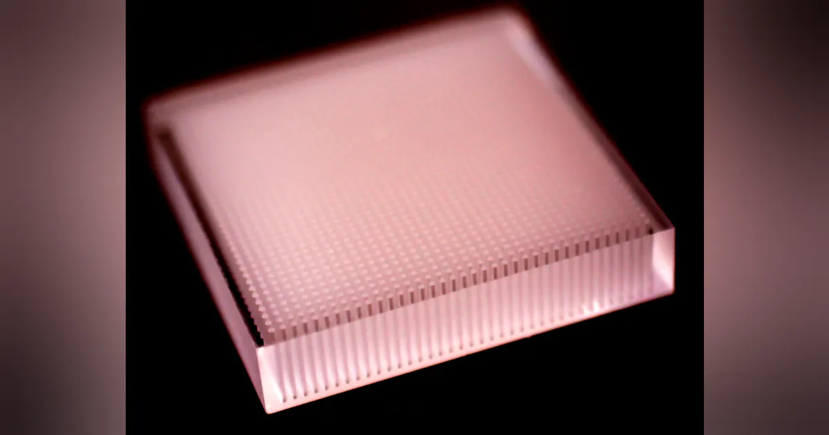 Fiber alignment arrays from Optoscribe available | Laser Focus World