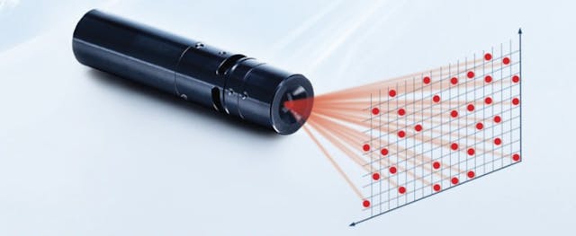 Structuring lighting random dot-matrix laser projector from Osela