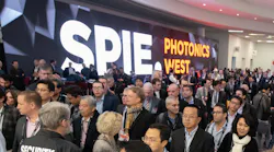 FIGURE 1. A sizable crowd assembles as they await the opening of the 2019 SPIE Photonics West exhibition.
