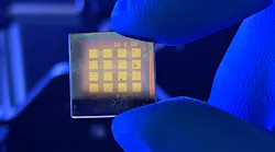 Colloidal quantum dots (CQDs) are coated on a transparent substrate with gold contacts for MWIR and LWIR detection.