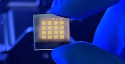 Colloidal quantum dots (CQDs) are coated on a transparent substrate with gold contacts for MWIR and LWIR detection. Colloidal quantum dots (CQDs) are coated on a transparent substrate with gold contacts for MWIR and LWIR detection.