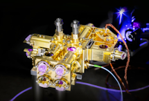 A photon source developed by Fraunhofer IOF for generating entangled photon pairs.