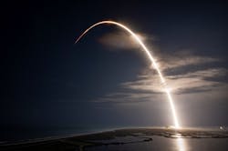 SpaceX is making rapid progress with its multisatellite missions aimed at providing orbital internet access. The third mission was just launched successfully; another 22 are planned. This image shows the launch of the JCSAT-18 mission on December 16, 2019. SpaceX is making rapid progress with its multisatellite missions aimed at providing orbital internet access. The third mission was just launched successfully; another 22 are planned. This image shows the launch of the JCSAT-18 mission on December 16, 2019.
