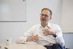 FIGURE 1. Jenoptik’s president and CEO Stefan Traeger worked for ZEISS and Leica Microsystems (Danaher group) before taking the lead in Jena in December 2016. FIGURE 1. Jenoptik’s president and CEO Stefan Traeger worked for ZEISS and Leica Microsystems (Danaher group) before taking the lead in Jena in December 2016.