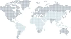 The dark dots represent Wassenaar Arrangement participating states.