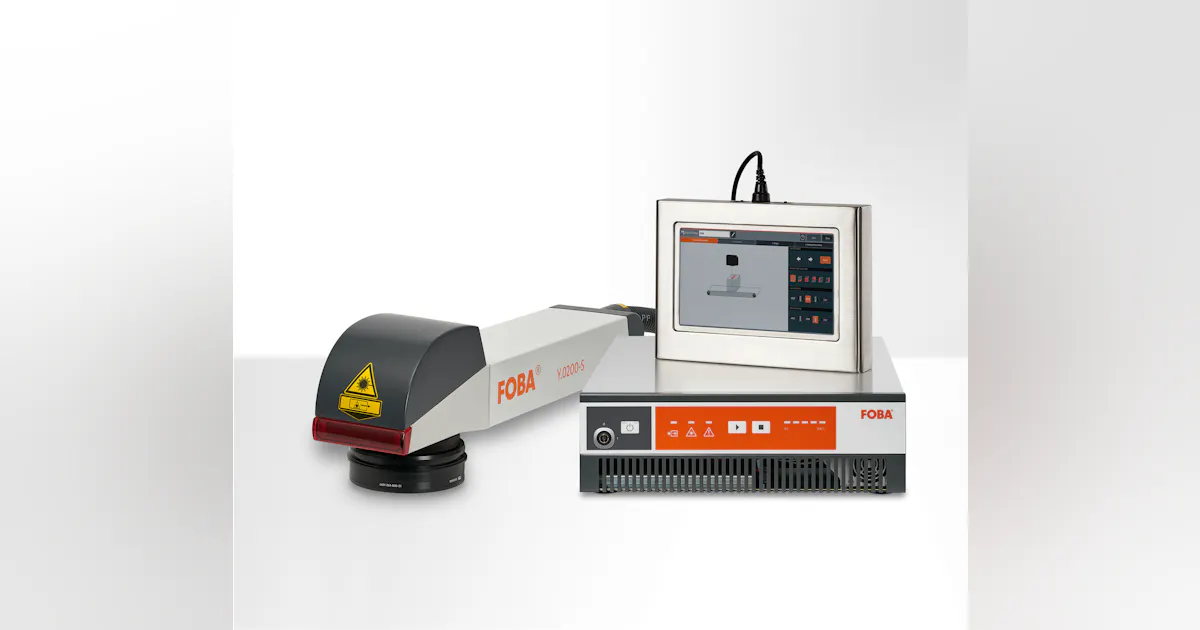 FOBA introduces 20 W fiber laser marking system | Laser Focus World