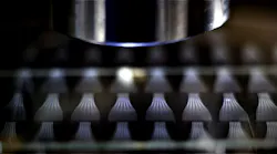 Optoscribe laser-written wafer-scale fanouts.