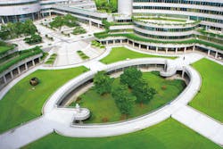 A bird&apos;s-eye view of the Industrial Technology Research Institute in Hsinchu County.