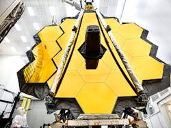 FIGURE 1. OSLO, by Lambda Research Corporation, was used in the design and analysis of the James Webb Space Telescope (JWST). FIGURE 1. OSLO, by Lambda Research Corporation, was used in the design and analysis of the James Webb Space Telescope (JWST).