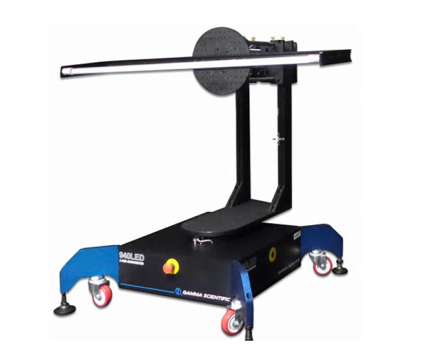 Gamma Scientific goniometer system features a 1 mW Class 2 alignment