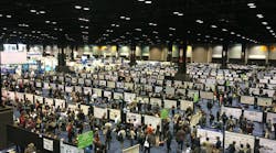 Neuroscience 2015 featured rotating poster presentations in the exhibit hall. Neuroscience 2015 featured rotating poster presentations in the exhibit hall.