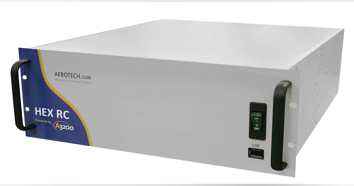 Multi-axis robotic controller from Aerotech controls all motor ...