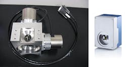 FIGURE 2. The Lightning II x-y scanner system from CTI (left) offers 24 bit resolution, low-drift, ultrahigh thermal stability galvo motors mounted in a resonant-dampening motor block. The 20 mm air-cooled version (shown) is ideal for very accurate micro-machining, while the water-cooled 25 mm version is ideal for via-hole drilling, each available with apertures ranging from 14 to 100 mm. (Courtesy of CTI) Raylase's Razorscan-AC series (right) of autocalibrating, high-stability galvanometers features a two-axis digital design for material processing such as rapid tooling, deep engraving, edge isolation, and trimming. The Razorscan-AC, available with apertures from 10 to 20 mm, offers μrad deflection control and an aluminum twin-shell design to ensure temperature equilibrium up to 40°C. (Courtesy of Raylase) FIGURE 2. The Lightning II x-y scanner system from CTI (left) offers 24 bit resolution, low-drift, ultrahigh thermal stability galvo motors mounted in a resonant-dampening motor block. The 20 mm air-cooled version (shown) is ideal for very accurate micro-machining, while the water-cooled 25 mm version is ideal for via-hole drilling, each available with apertures ranging from 14 to 100 mm. (Courtesy of CTI) Raylase's Razorscan-AC series (right) of autocalibrating, high-stability galvanometers features a two-axis digital design for material processing such as rapid tooling, deep engraving, edge isolation, and trimming. The Razorscan-AC, available with apertures from 10 to 20 mm, offers μrad deflection control and an aluminum twin-shell design to ensure temperature equilibrium up to 40°C. (Courtesy of Raylase)