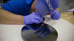 FIGURE 1. Eye loupes, standard and white light interferometry, and test plating are used for in-depth inspection of materials fabricated at the SCHOTT facility in Duryea, PA.