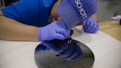 FIGURE 1. Eye loupes, standard and white light interferometry, and test plating are used for in-depth inspection of materials fabricated at the SCHOTT facility in Duryea, PA. FIGURE 1. Eye loupes, standard and white light interferometry, and test plating are used for in-depth inspection of materials fabricated at the SCHOTT facility in Duryea, PA.