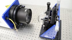 FIGURE 3. A Fizeau interferometer setup for measuring a transparent dome. FIGURE 3. A Fizeau interferometer setup for measuring a transparent dome.