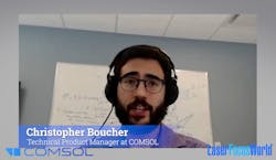 Christoper Boucher Introduces COMSOL Christoper Boucher Introduces COMSOL