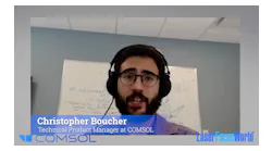 Christoper Boucher Introduces COMSOL