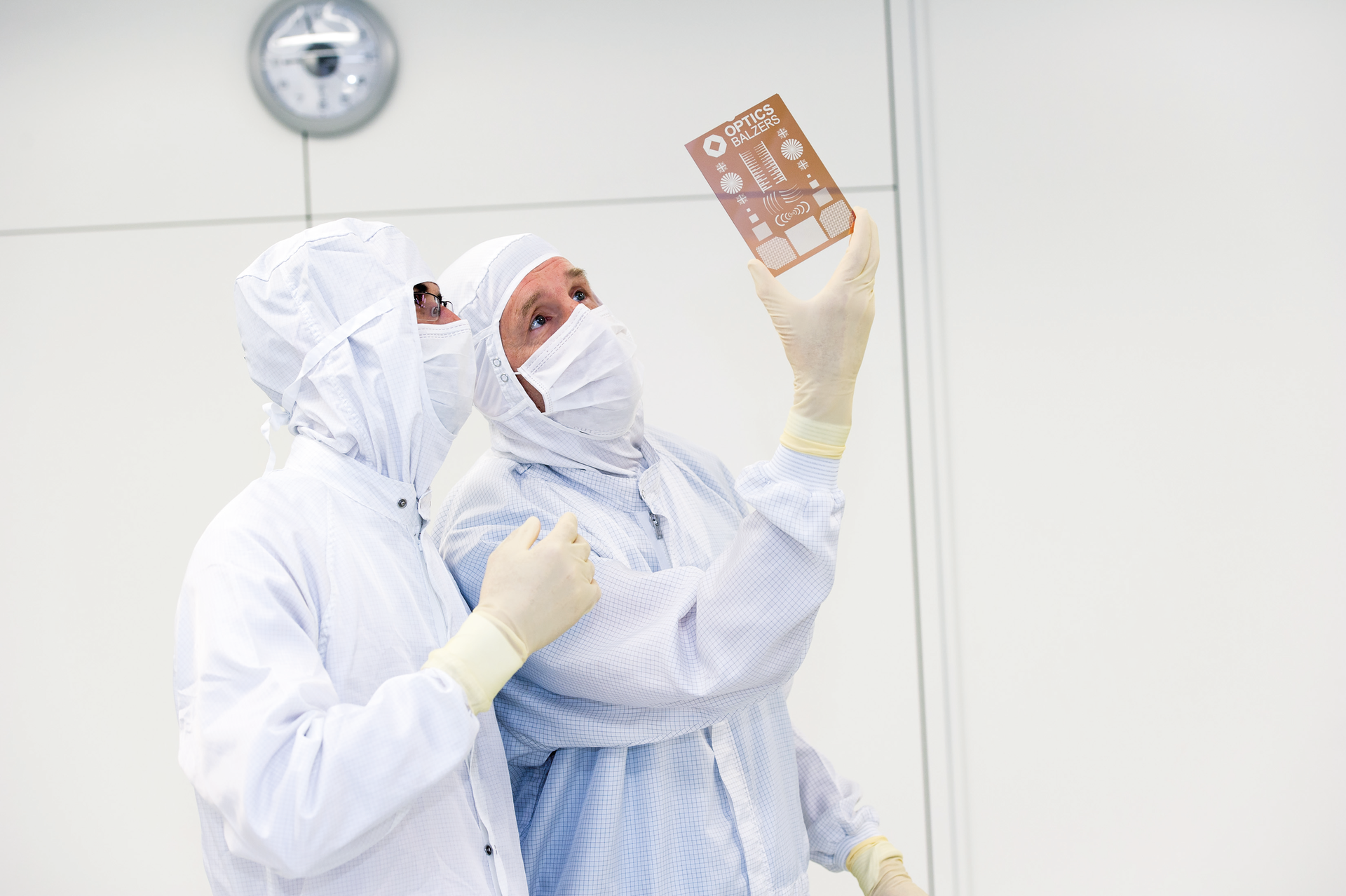 Coated optical components are one of the core competencies of Optics Balzers and are closely monitored for quality.