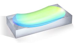 Off-axis parabola with sputtered high-power coating. Off-axis parabola with sputtered high-power coating.
