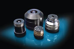 FIGURE 2. Mirror-based reflective microscope objectives are useful for imaging applications that demand chromatic correction from the deep UV to the far IR. FIGURE 2. Mirror-based reflective microscope objectives are useful for imaging applications that demand chromatic correction from the deep UV to the far IR.